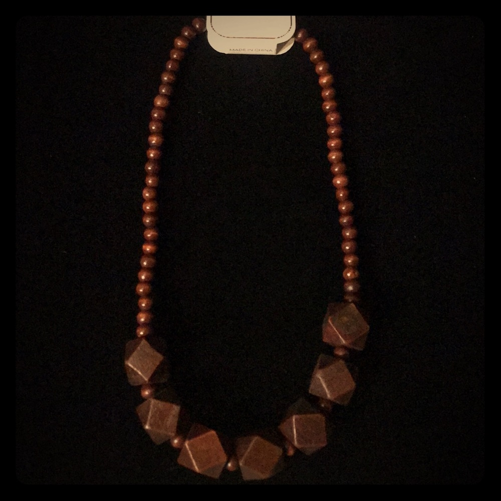 Wood necklace